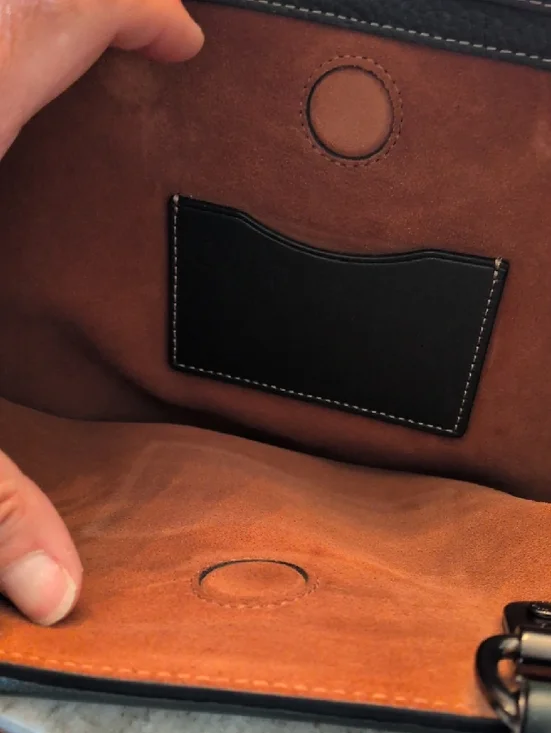 Coach Rogue 1941 Green RARE Pebbled Leather Briefcase with suede - Picture 5 of 10